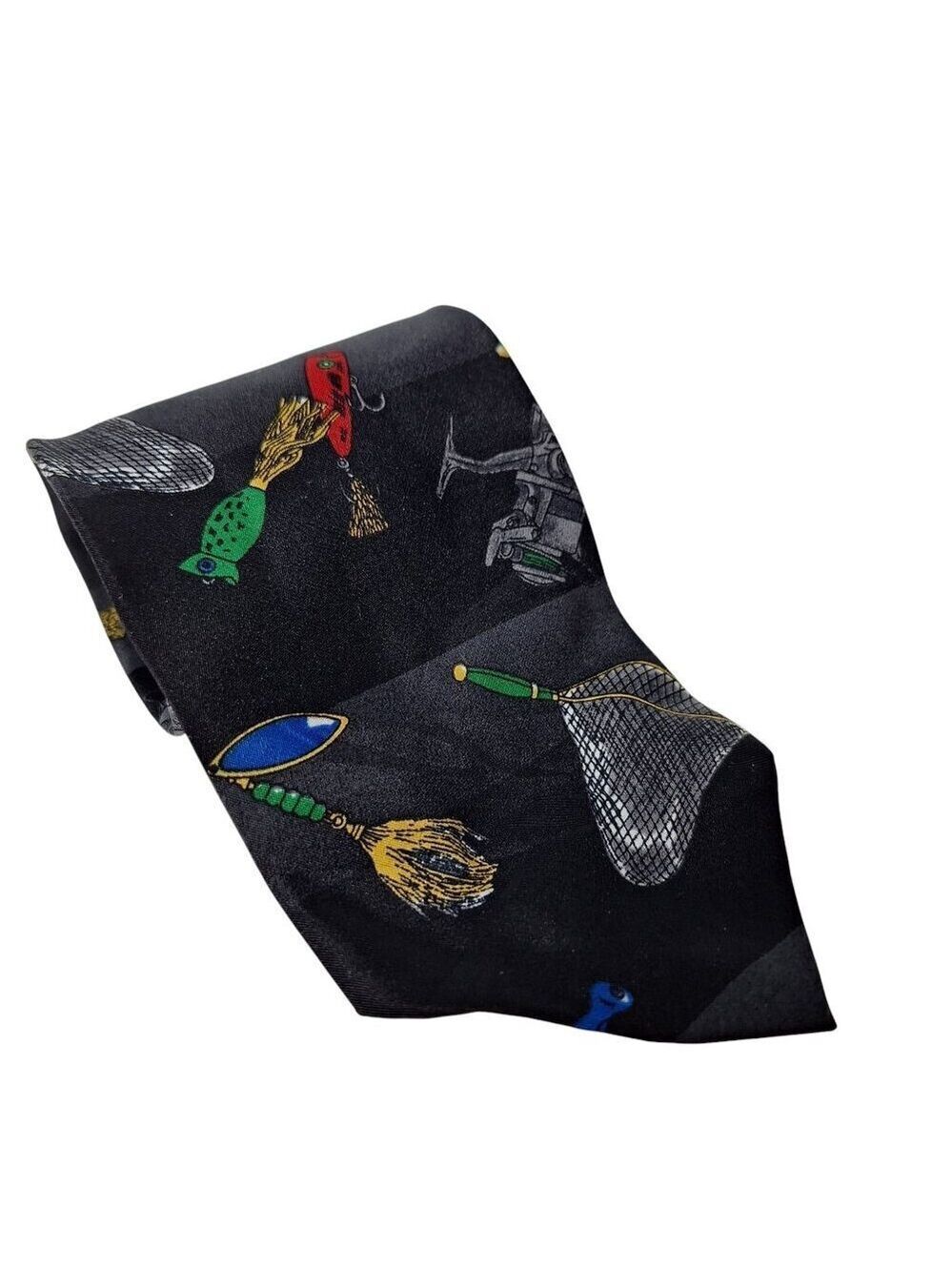 Keith Daniels Fishing Lure Tackle Reels Novelty Tie